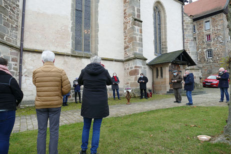 Eröffnung der Adventszeit vor der Stadtpfarrkirche